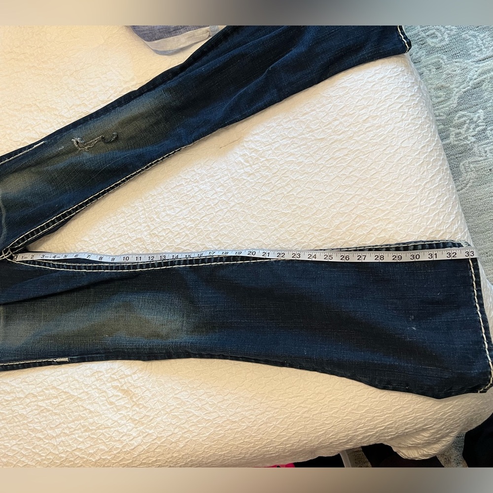 True Religion Flare Jeans - Size 29 (Made in USA) - Bobby Super T - Picture 8 of 10